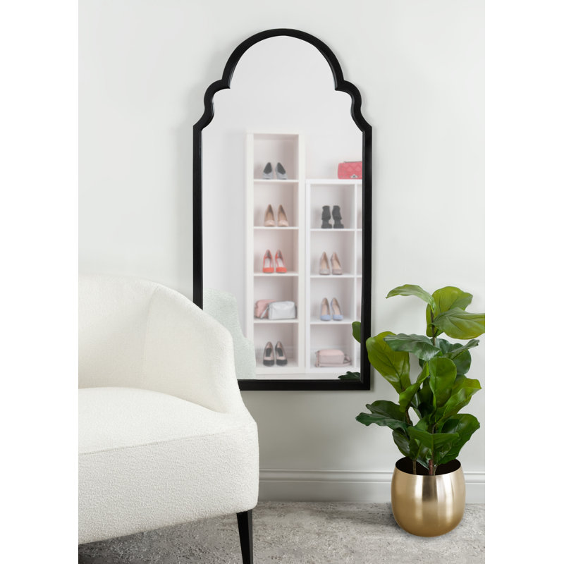 Westin Wood Mirror, 45.5" x 21.5", Black