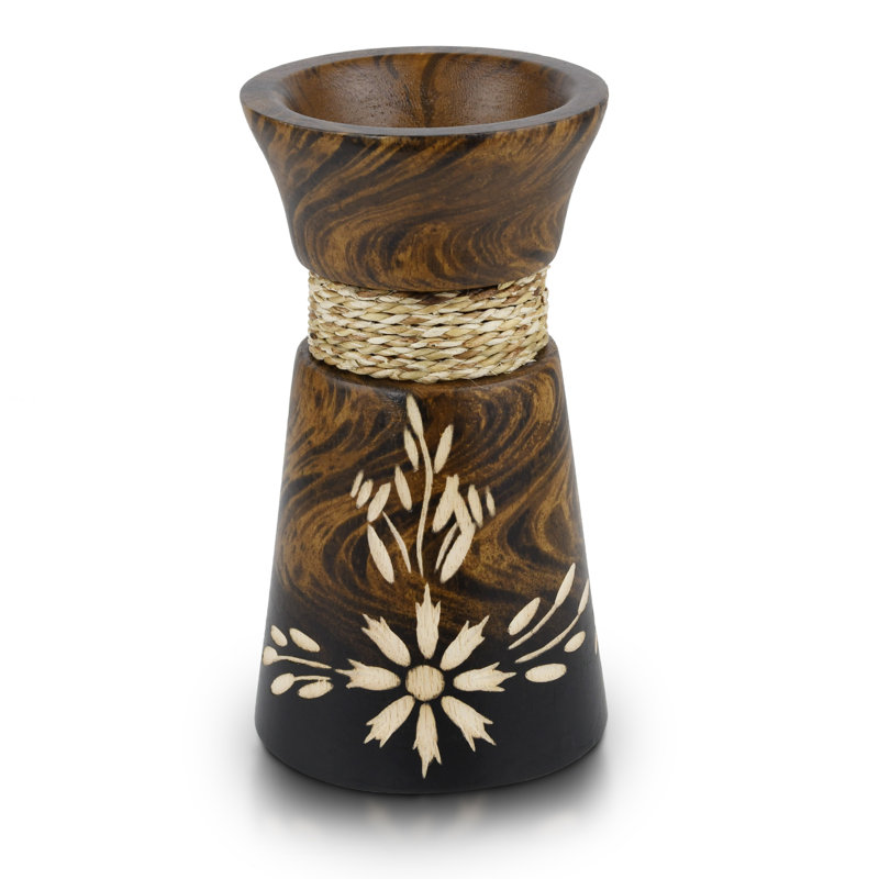 Jillienne Handmade Wood Table Vase