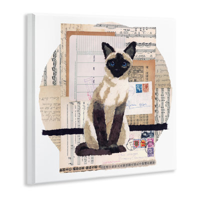 «Siamese Cat Collage Wall Art» par Nancy Overton