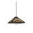 Meyda Tiffany & Stained Glass 3 - Light Mahogany Bronze Single Pendant