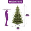 Sapin de Noël 7,5 pi avec lumières multimodes-81961090