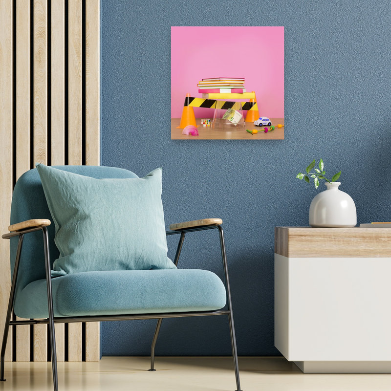 Playful Learning Savings Contemporary Wall Art Print 1 Piece Wrapped Canvas Wall Art, 45.72cm H x 45.72cm W