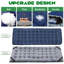 Lits de camping pliants avec matelas plus épais et sac de transport pour adultes 880 lb, largeur 28 po