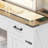 Polett Makeup Vanity With Sliding LED Mirror and Outlets-926818902