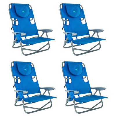 Chaise de plage pliante avec coussin
