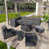 Dark Grey Cushion/Dark Grey Frame