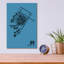 Art mural en verre acrylique "JFK" par O8-782306401