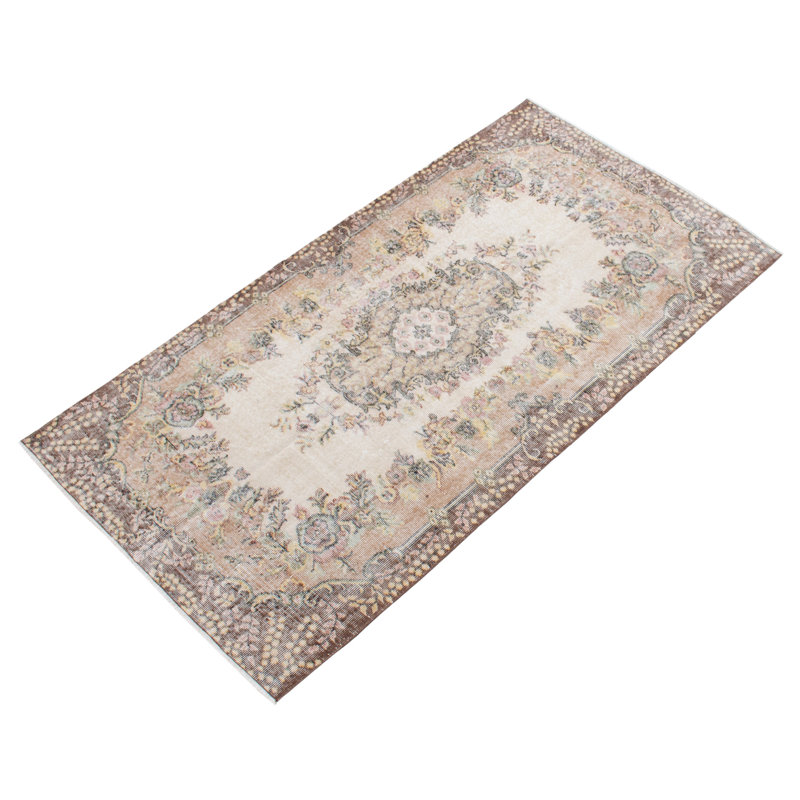 Tapis ivoire Antalya Vintage 3 pi 10 po x 7 pi 3 po