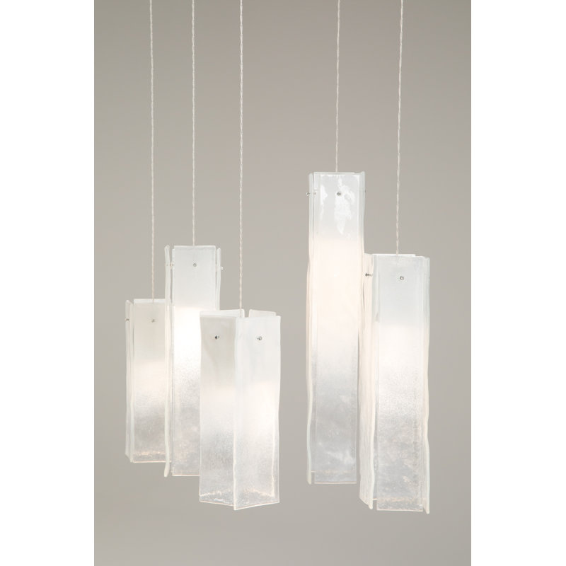 7 - Light LED Pendant, 7, Fading White