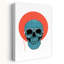 «Blue Skull Aviators Abstract Contemporary Landscape Nature», reproduction d'art murale-130643842