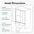 Semi-Frameless Double Sliding Tub Door