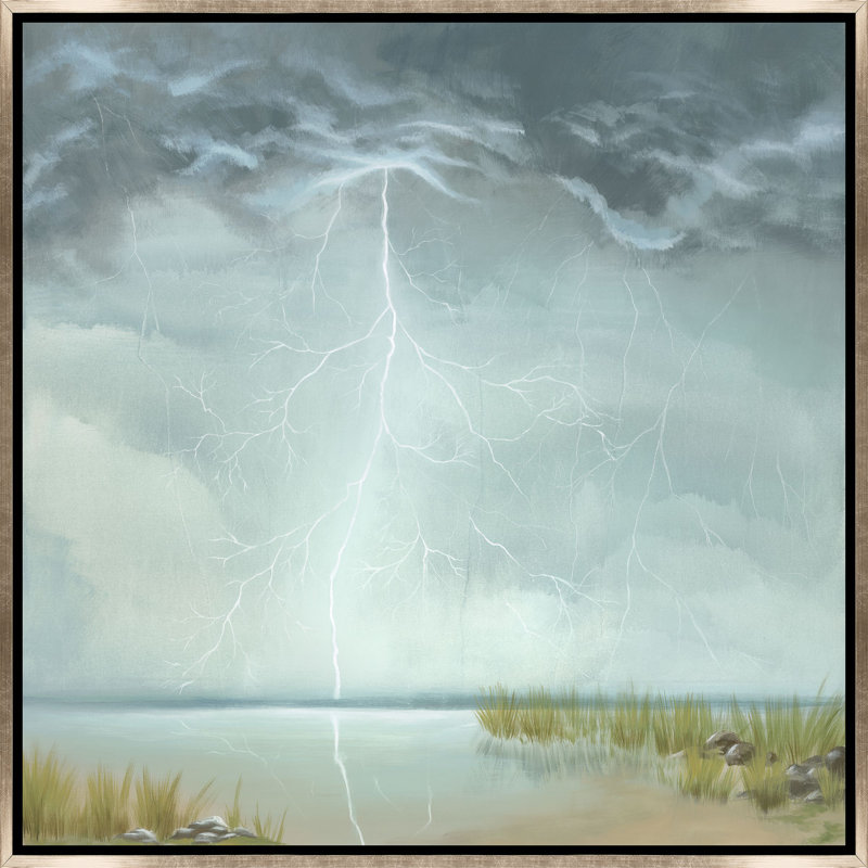Drawing Lightning Print by Ryan Brown, 31.5" H x 31.5" W