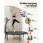 VEVOR in. Round Fitness Trampoline with Handlebar