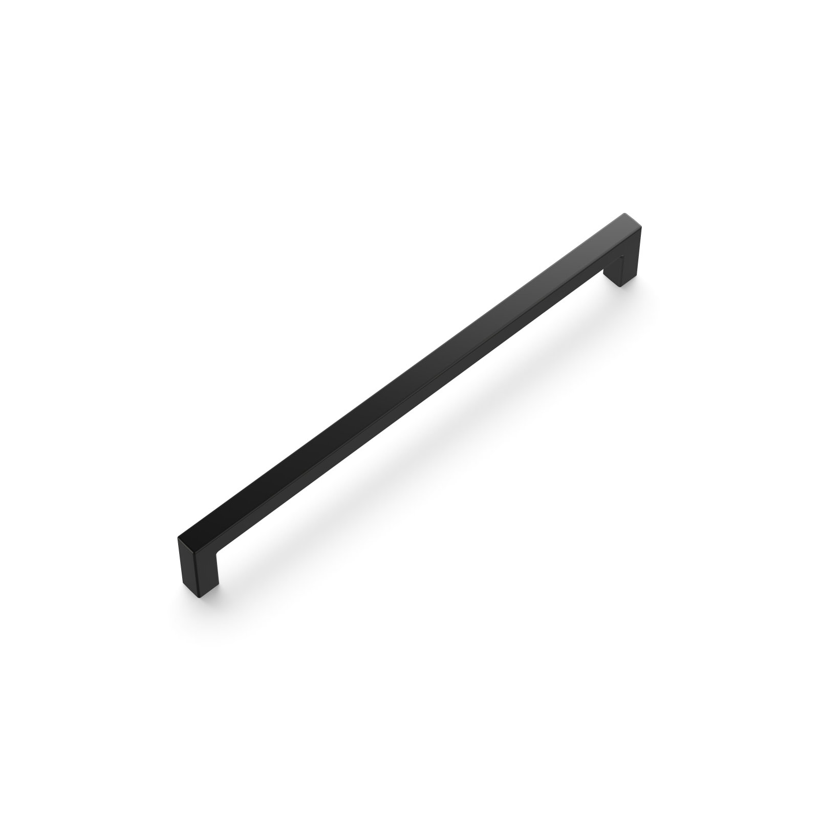 Skylight Collection Handle Pull - Contemporary Hardware for Drawers & Cabinets, Matte Black, 8-13/16", 1