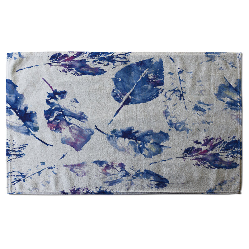 Cotton Floral Waffle Tea Towel Kitchen Towel