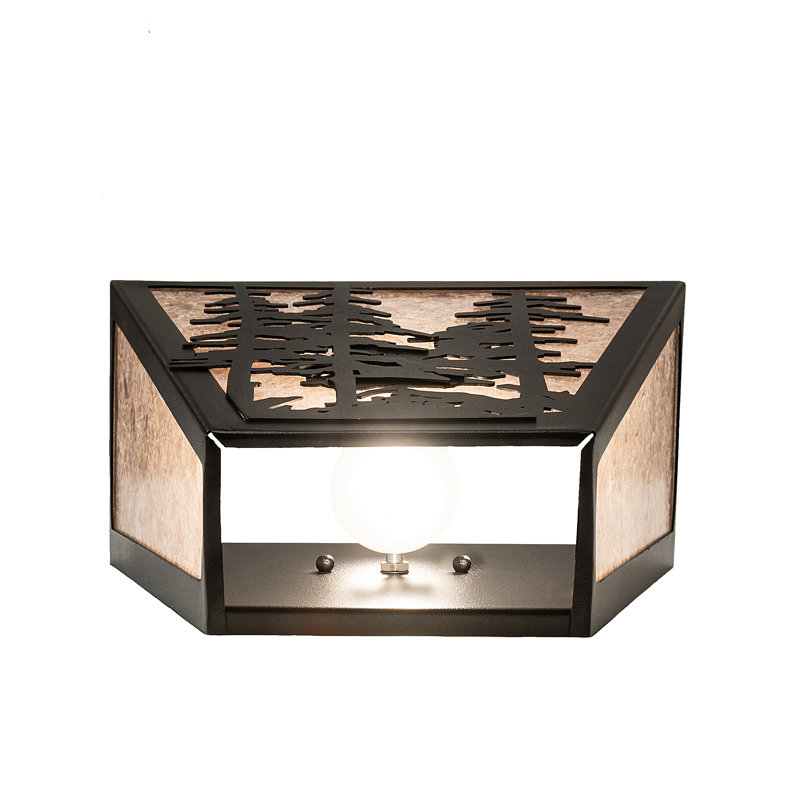 2 - Light Flush Mounted Sconce