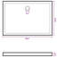 Vidaxl Rectangular ABS Shower Base Tray 27.6"X39.4"-78546158