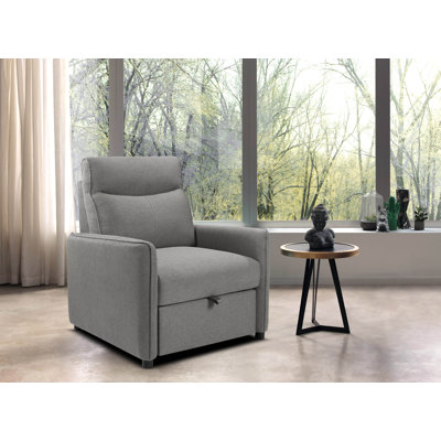 Fauteuil convertible en polyester 37,5 po Savione