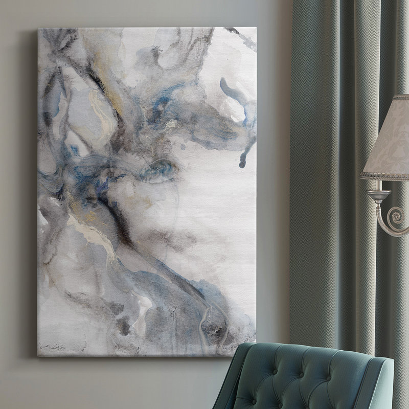 Marble Trance - peinture sur toile tendue, L 12 po x H 18 po