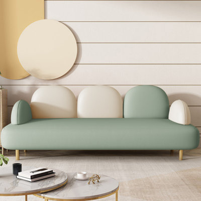 Canapé de luxe italien à lumière simple