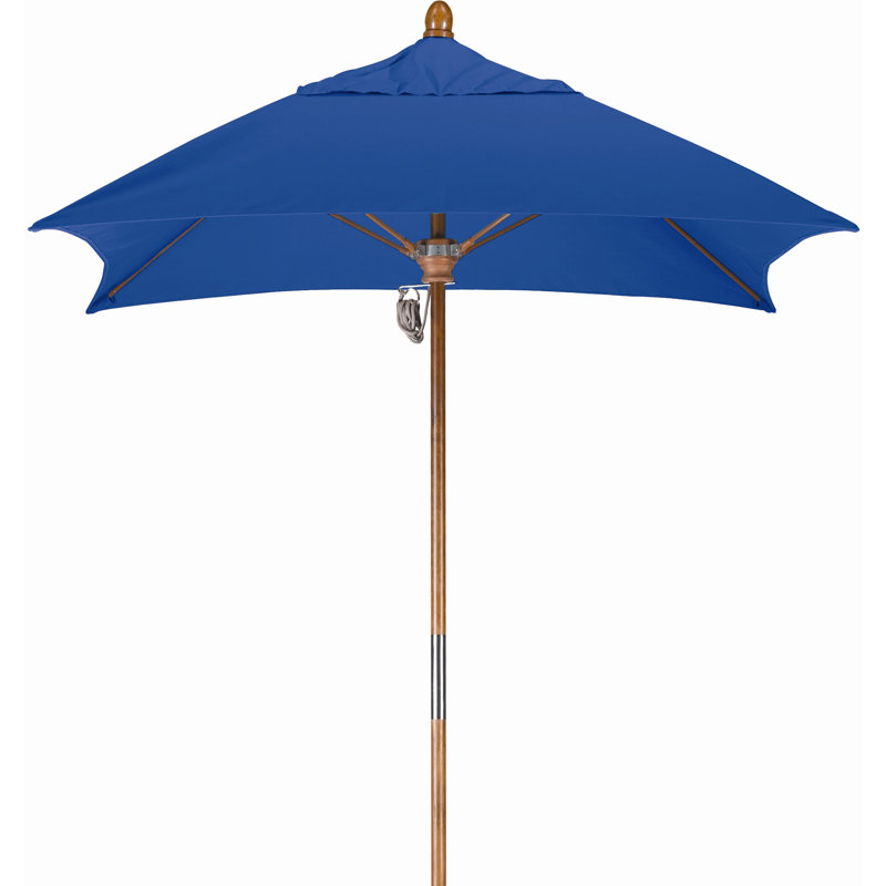  Parapluie Carré De 6', Sunbrella - Bleu Pacifique