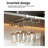 Donnitta Hanging Wine Glass Rack Silver-946760458