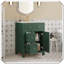 Meuble-lavabo moderne avec tiroirs en céramique-1032426757