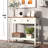 Farmhouse Style Console Table with 2 Drawer and Bottom Storage Shelf for Entryway, Rustic Side Table with Storage Drawer and Shelf for Living room, Hallway(Pagoda Blue)-2083540827