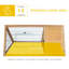 Cage à lapins 46 po x 24 po en bois avec cage extérieure-116225443