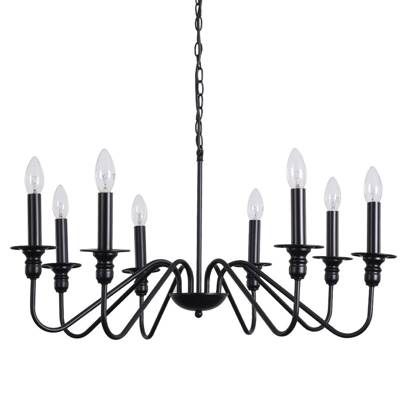 6 - Light Matte Black Pendant