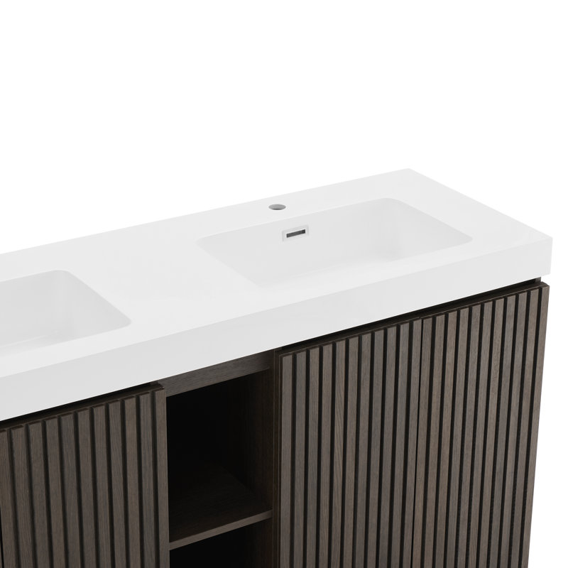 Meuble-lavabo Valehaven, Blanc