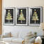 Christmas Holiday Art CXIX - Impression encadrée sur mesure de qualité supérieure - 3 pièces-2118936977-2118936982