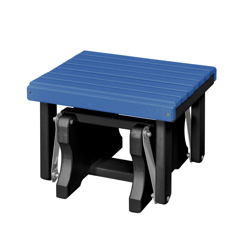 Repose-pieds Rasheid, Noir / Bleu