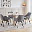 Upholstered Linen Blend Armchair-676442120-676442114-676442115