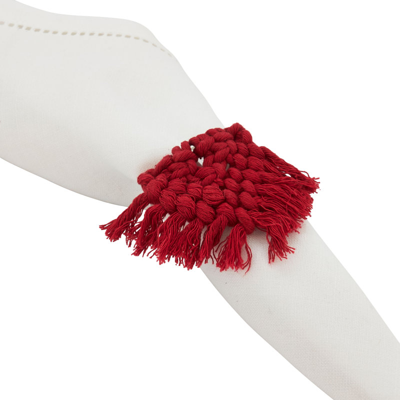Napkin Ring Collection Iron Napkin Ring, Red