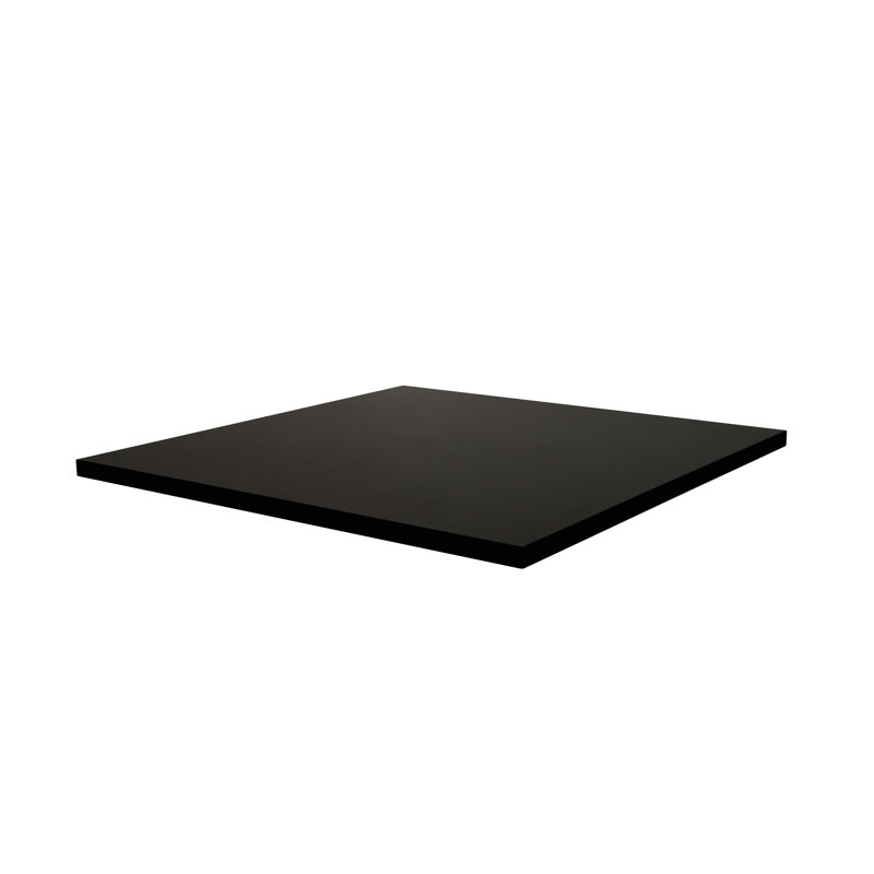 Épaisseur du plateau de table intérieur relique 1 po, H 1 po x L 30 po x l 30 po, Black Oak