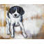 Ensemble de 4 napperons en tressé Curious Puppy Dog