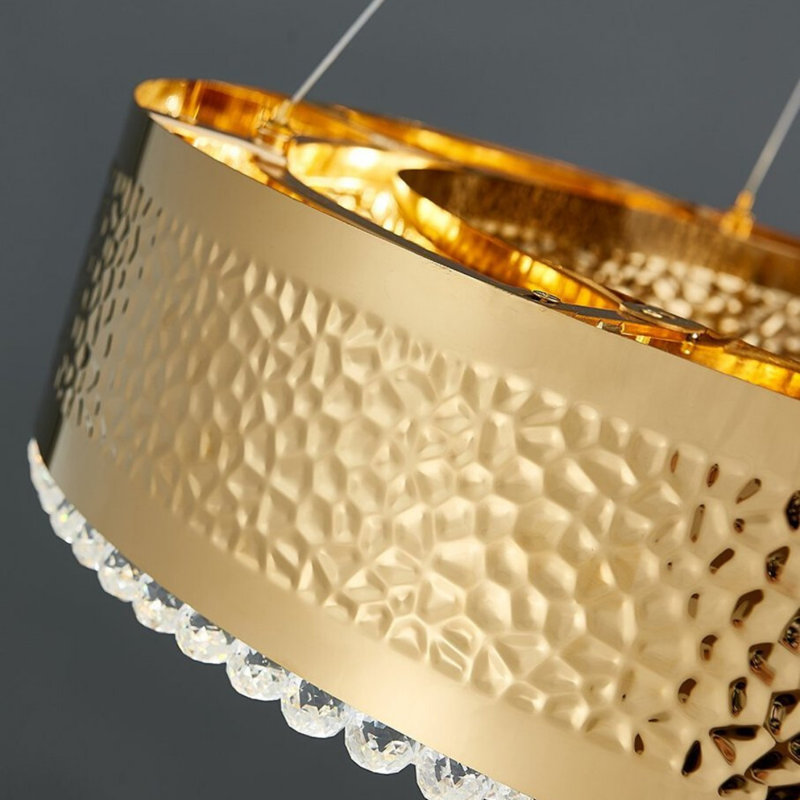 Osborne 15 - Light Square/Rectangle Chandelier, 13cm H x 35cm W x 105cm D