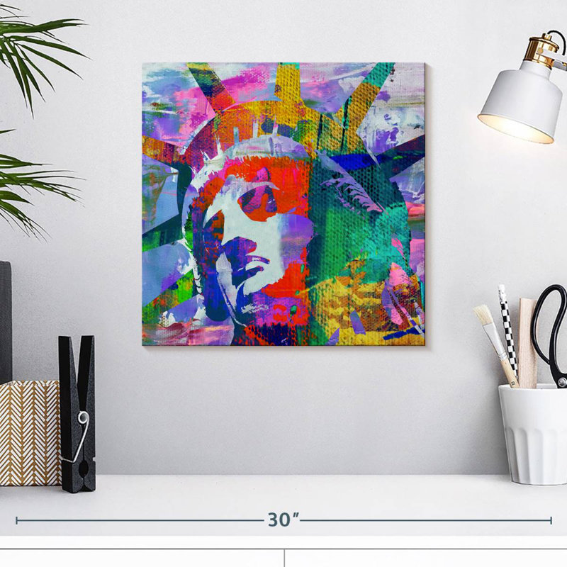 Retro Liberty III, 16" H x 16" W