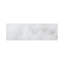 Carreau de plancher et de mur en marbre aiguisé 4 po x 12 po Arabescato Carrara-130061131
