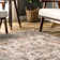 Rippeon Vintage Medallion Power Loom Performance Brown Rug