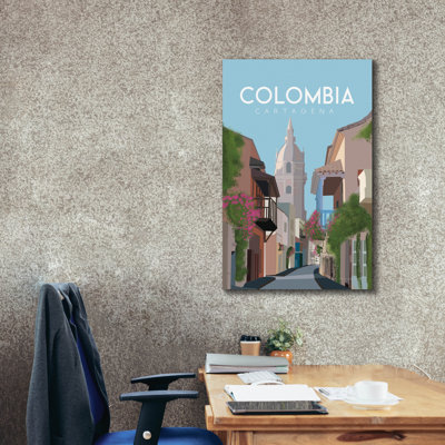 Epic Graffiti 'Colombia' by Omar Escalante Canvas Wall Art