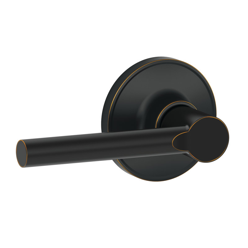 J Series Broadway Lever Hall And Closet Lock, Aged Bronze