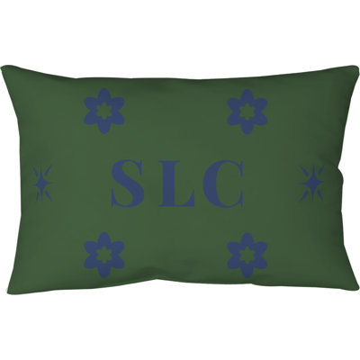 Coussin d'extérieur soufflé et fermé Salt Lake City Basketball 20 po x 14 po