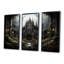«Black Neo Ecclesiastic Vision Church III», art mural noir-214795917-214795915