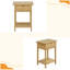 Table d'appoint, table de bout, table de chevet, table d'appoint, tiroir de rangement, chambre à coucher, salon-1626834257
