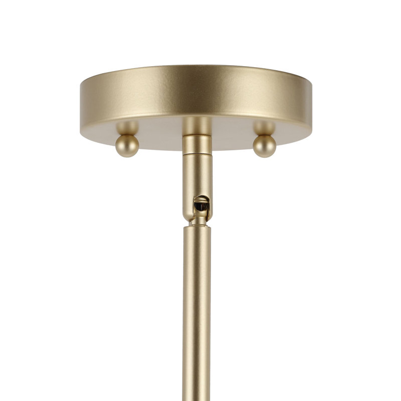 Lustre tambour 5 lumières Reenat, Gold