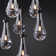 7-Light Dimmable Teardrop Chandelier (Bulbs Include)