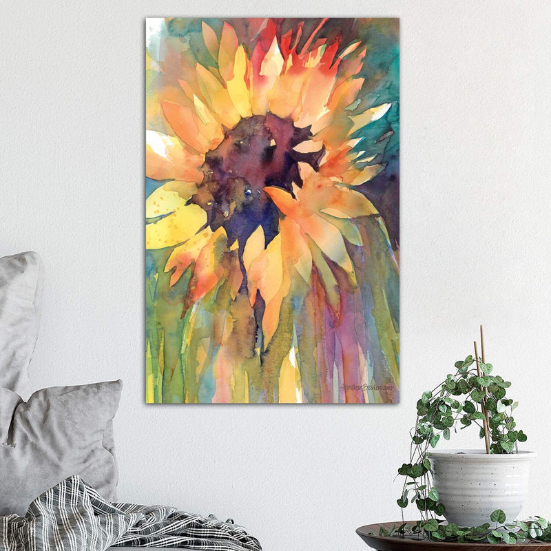 Rays Of Sun by Annelein Beukenkamp - Wrapped Canvas Painting, 66.04 cm H x 45.72 cm W x 1.91 cm D