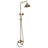 Antique Brass Vintage Wall‑Mount Raindrop Shower System with Hand Shower & Tub Spout, Three‑Nozzle Design for Farmhouse Bathroom-103056953